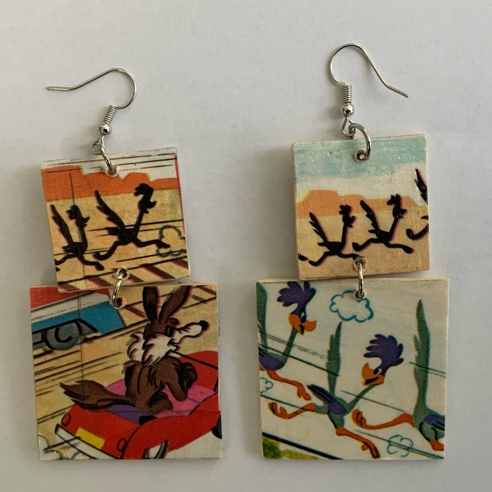 Vintage Roadrunner Earrings